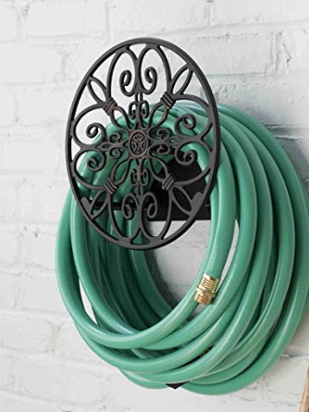 Liberty Garden Product # 670 Wall Mounted Decorative Hose Hanger Holds 125-Feet